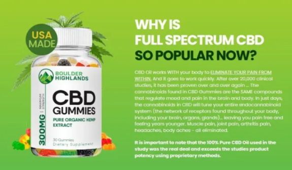 Boulder Highlands CBD Gummies